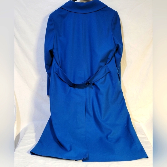 Vintage Pendleton Blue Double-Breasted Women's Coat - Picture 2 of 11